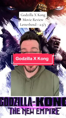 Big, silly, and campy with Dan Stevens doing his best Starlord impersonation. If you go in wanting to hate Godzilla X Kong, you will. But there’s some fun to be had in my opinion. I love this particular take on King Kong, as he feels like a character we can all cheer for. Godzilla definitely takes a secondary role, but I still feel like he was in the movie enough to be satisfying. If you’re looking for a great script, good characters, or a plot, don’t watch this. If you want a movie to laugh through with your family and friends, get to the theater for Godzilla X Kong. #godzillavskongroar #godzillaxkongthenewempire #kingkong #godzillaminusone #godzilla #newmovie #moviereview 