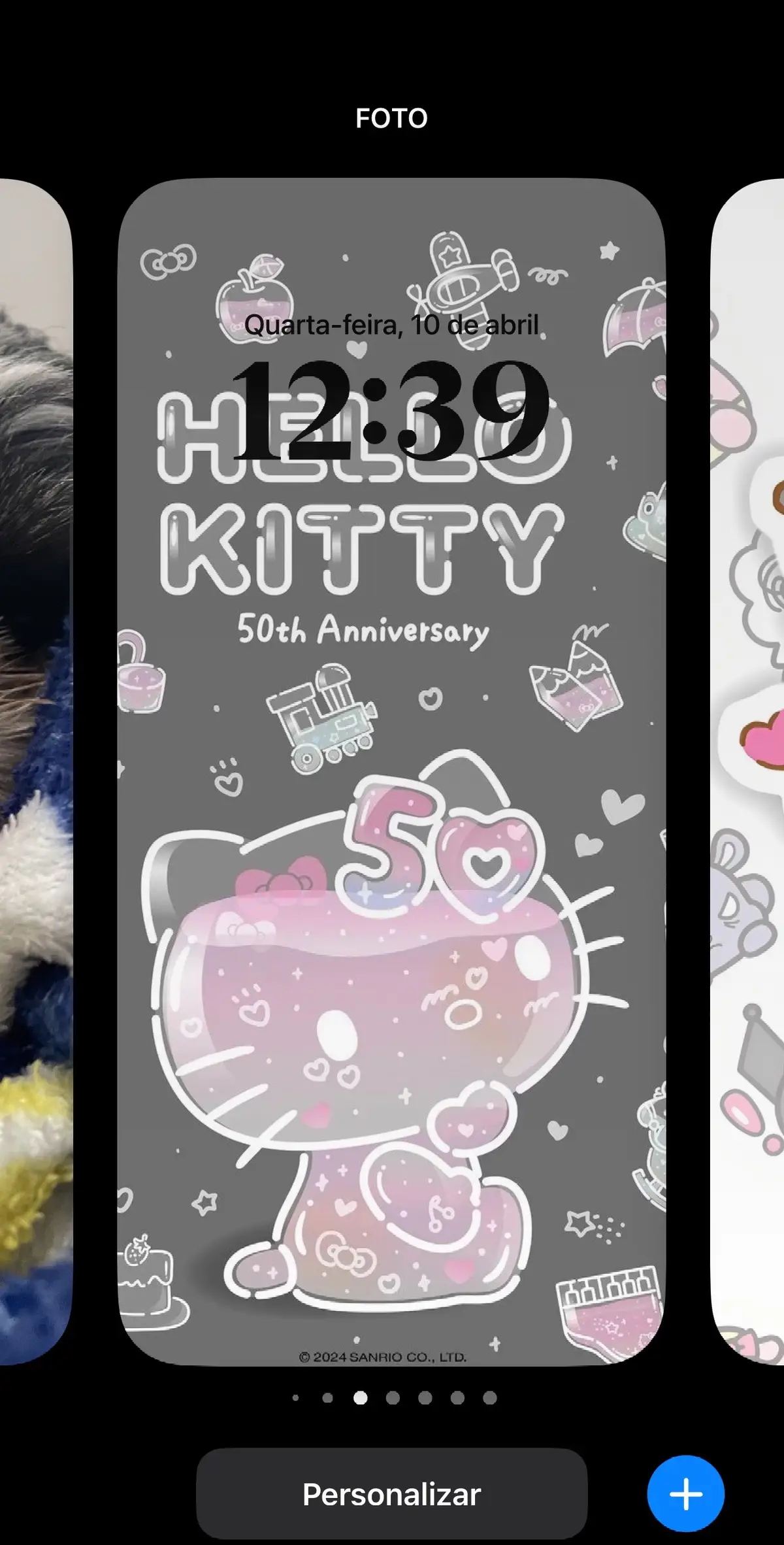 more sanrio wallpapers #sanrio #hellokitty #kuromi #wallpaper #lockscreen #fyp 