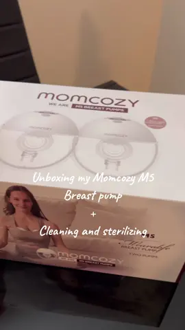 unboxing+sterlizing  @momcozy M5 breast pump #momcozy #breastpump #firsttimemom #pumpingmom #momcozym5 #boymom #momlife #breastmilkstorage #milksupply #lechematerna #lactancia #babyfood #asmr 