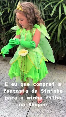 Fantasia perfeita que encontrei na shopee✨✨💚 #achadinhos #achadosshopee #fantasy #maedemenina #shopee 