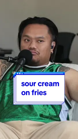 no sour cream is cool, but ranch is where we draw the line @MERZ @Chris Punsalan @jay 