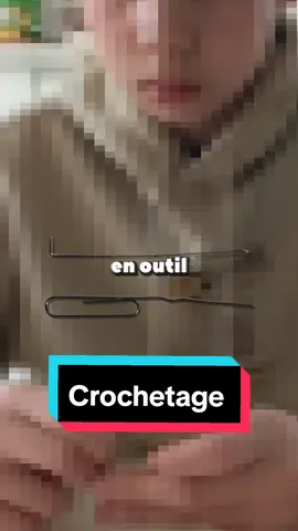 J'ai appris à Crocheter des Serrures 🌊 #sneg #tuto #crochetage #trombone 