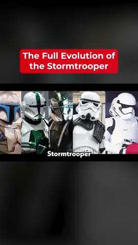 The Full Evolution of Stormtroopers #starwars 