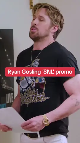 check out #ryangosling’s #saturdaynightlive promo ahead of his episode with #chrisstapleton this saturday  
