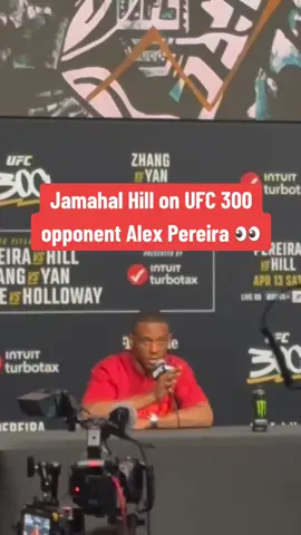 'Watch what I do to him.' Jamahal Hill is coming for Alex Pereira's belt. 😤