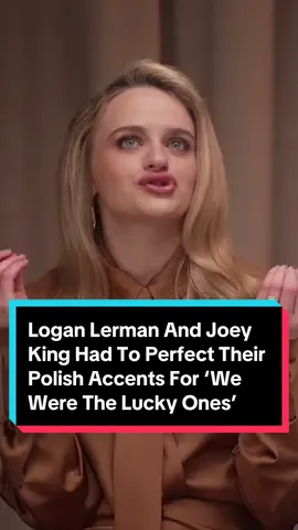 #LoganLerman and #JoeyKing had to perfect their #Polish accents for #WeWereTheLuckyOnes