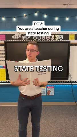 My favorite thing about state testing is when I think I will get anything done during state testing🙃#teacher #teachersoftiktok #teacherlife 