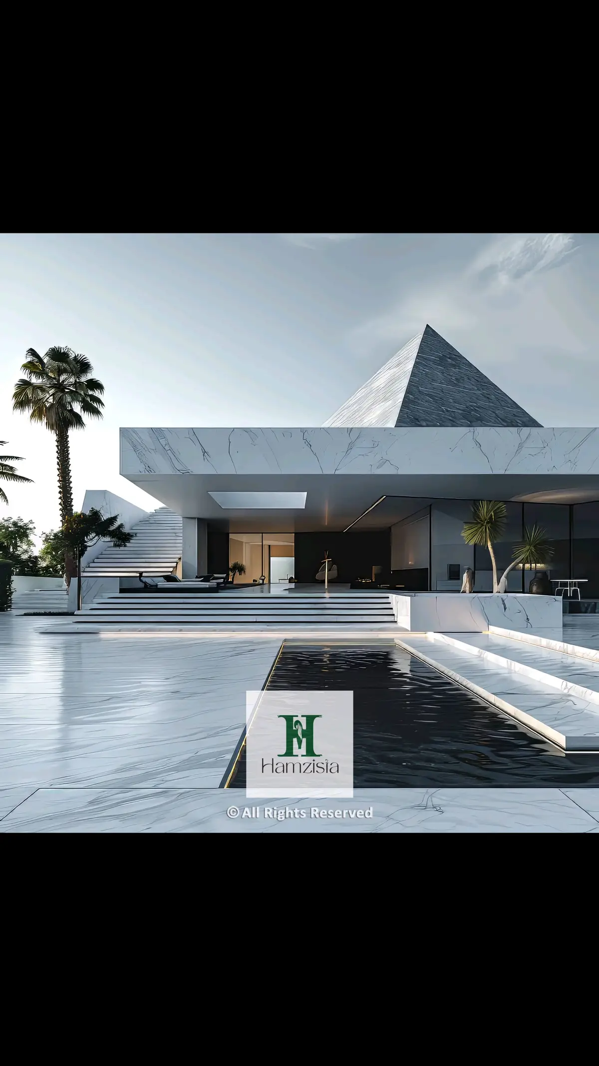 ApexElysium Manor: Where Futuristic Elegance Meets Modern Egyptian Living . . . . . . . . . . #egypt #dubai #architect #hamzista #architecturaldesign 