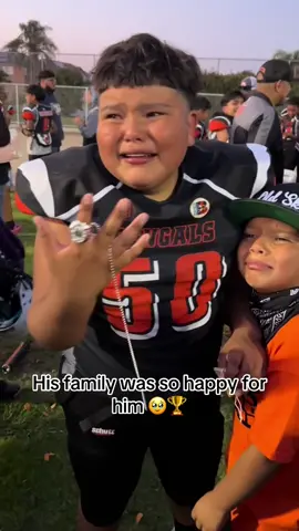 The emotions after winning the championship 🏆❤️🏈 (Via @Teresa Cardenas ) #emotional #family #support #familyovereverything #sports #football #memories #wholesome