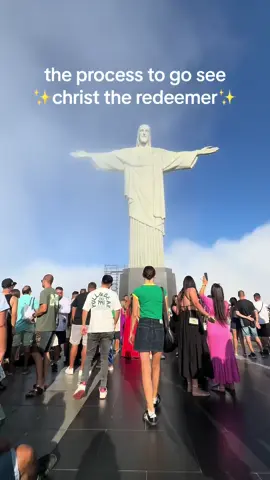 in case youre like me and want to know the whole process before you get there :,) #riodejaneiro #brazil #travel #monument #cristo #fyp 