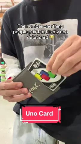 all cashiers and waiters ask me abt it too 😭😭 #fyp #uno #unoreverse #unocard #tiktokshop #debitcard #creditcard #viral #xyzbca #unocardcover #cardcovers 
