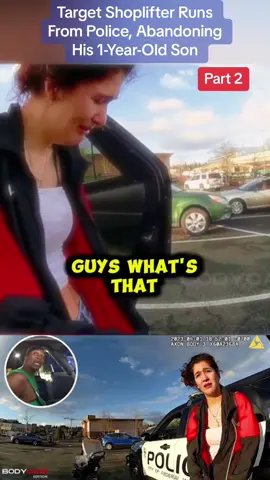 Target Shoplifter Runs From Police, Abandoning His 1-Year-Old Son #cops #copsoftiktok #police #policeofficer #arrested #jail #viral #foryoupage #lawenforcement #foryou #viral #fly #usa 