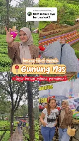 Membalas @nda_♡ kalo kalian ke bogor, wajib banget mampir kesini sih! Cocok bgt buat jadi whistlist libur lebaran. Banyak wahana permainan-Nya : • Tea bridge • Flying fox • Keranjang mas • ATV • Naik kuda • Naik escooter • Tempat bermain anak • Kolam renang anak kecil, dsb. 📍Agrowisata Gunung Mas Puncak Bogor. Jl. Raya Puncak KM 87, Tugu Selatan, Cisarua, Kabupaten Bogor, Jawa Barat. #bogor #wisatabogor #gunungmas #gunungmasbogor #bogorviral #rekomendasiwisatabogor #puncak #puncakbogor #wisatapuncak #rainbowslide #lebaran #healing #tiktoktravel #serunyaliburan #explorebogor #minimaniapuncak #serunyaditiktok 