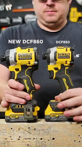 FIRST LOOK👀 Dewalt DCF860 - 3 Speed PREMIUM Impact Driver Side by side with the DCF850 you see the difference, a little bigger, alot more torque, more impacts and higher rpm.  Preorder now at your local Sydney Tools of go online to sydneytools.com.au #welovetools #dewalt #teamsydneytools #newtools @DEWALT 