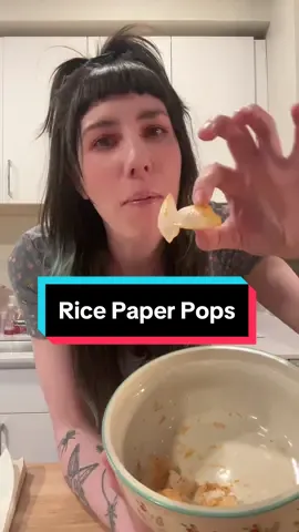 Replying to @patricia.ann83  @What’s Trang Cooking #ricepaperpops #ricepaper #airfryer #crunchysnack 