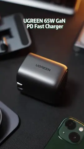 One for three.😚Powerful and useful!!!! 🤩🤩🤩#ugreen #charger #tiktokshop #fastcharger #desksetup #Tech 