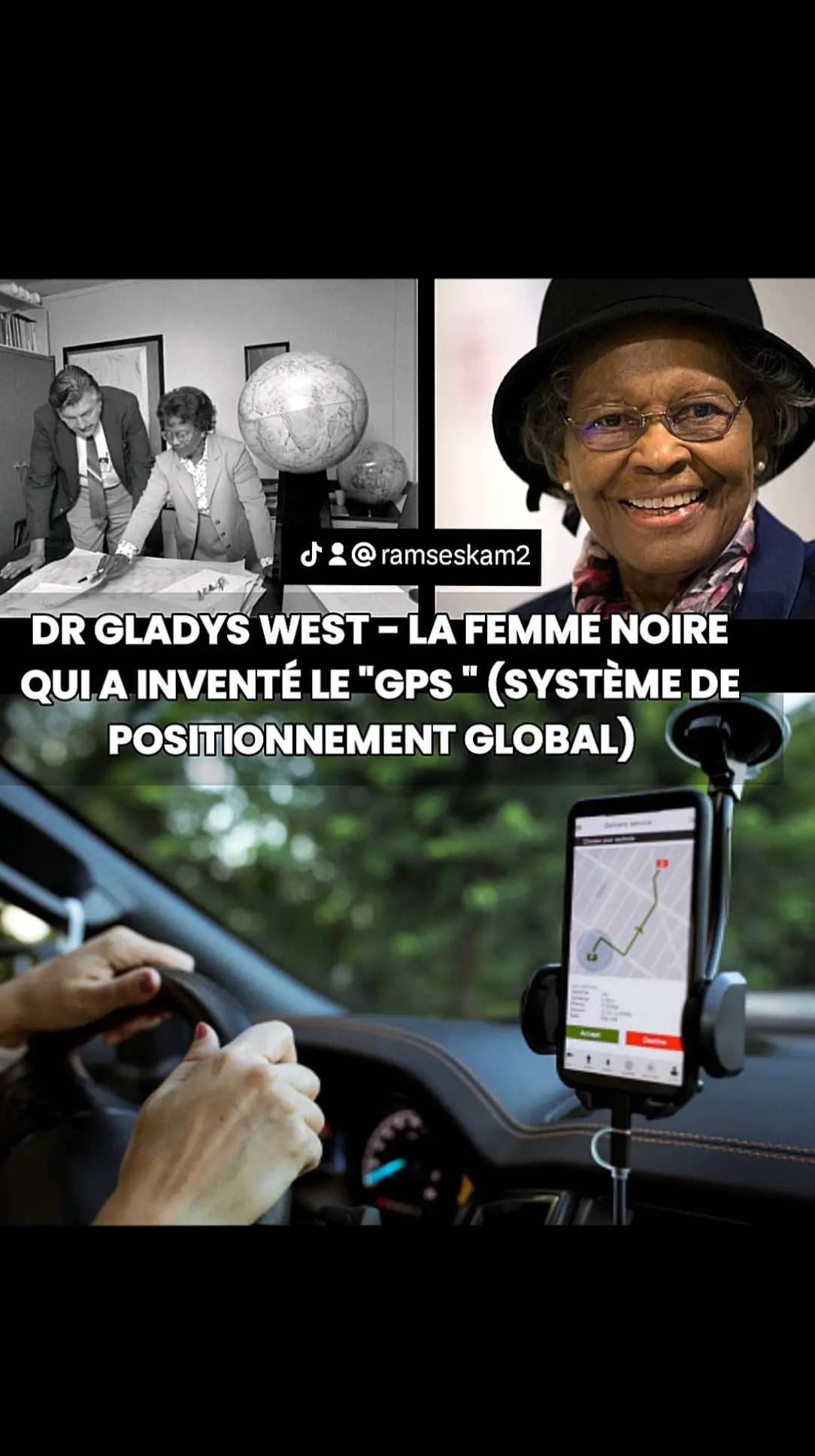 DR GLADYS WEST - LA FEMME NOIRE QUI A INVENTÉ LE 