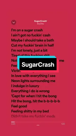 SugarCrash 🥀#music #lyrics #fyp #viral #trendingsong #thinhhanh #xuhuong #tramy776 #my_licee🍀 