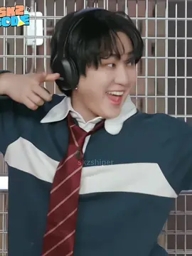 Changbin singing and dancing to cupid by fifty fifty😂 he's so cute #straykids [SKZ CODE Ep.47]