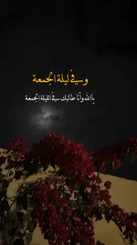 #وفي_ليلة_الجمعة📿🕌 #يارب_جبراً_وعوضاً_يليق_بقلوبنا🌸🖤 #foryou #frypgシ #foryoupage #سكون_الليل 