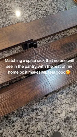 Matching a spice rack that no one will see in the pantry with the rest of my home bc it makes ME feel good🥰 Sometimes it's the little things in life!  Plus, we're giving our entire little pantry a makeover so maybe it'll get some shine ✨️  #spicerackmakeover  #pantrymakeover  #pantryorganizationideas #unboxingasmr  #unboxings 