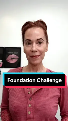 I did a #foundationchallenge wearing the #foundation by Doll 10 on one side and the foundation by Polite Society on the other. Which one do you think did better? #foundationformatureskin #makeupover50 