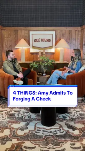 @Amy brown admits to forging a check from her mom’s checkbook when she was 20! @George Kamel  #4ThingsPodcast #Forgery #Stealing #Venmo 