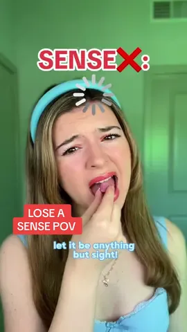 #pov: every week you must lose one of your senses…#funny #smell #skit #storytime #viral #fyp 