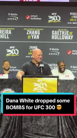 Mark Coleman to present the BMF title 🏆✅ Bonuses raised to $300k 💰✅ Dana White just dropped some BOMBS for UFC 300… #UFC300 #UFC #MMA #danawhite #ko #fight #boxing #knockout 