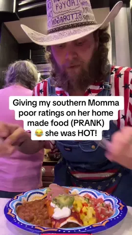 Giving poor rating on Moms food prank @KISS MY GRITS 😂🤣 #foodreviewprank #ratingfood #familycomedy #foodcritic #momsonprank #funnyfoodreview #funnyfamily #familyhumor #southernmom #momson #familyprank #prankwars #prank home made food prank on my Mom funny family funny food prank family pranks family humor family prank home made cooking prank 🤣