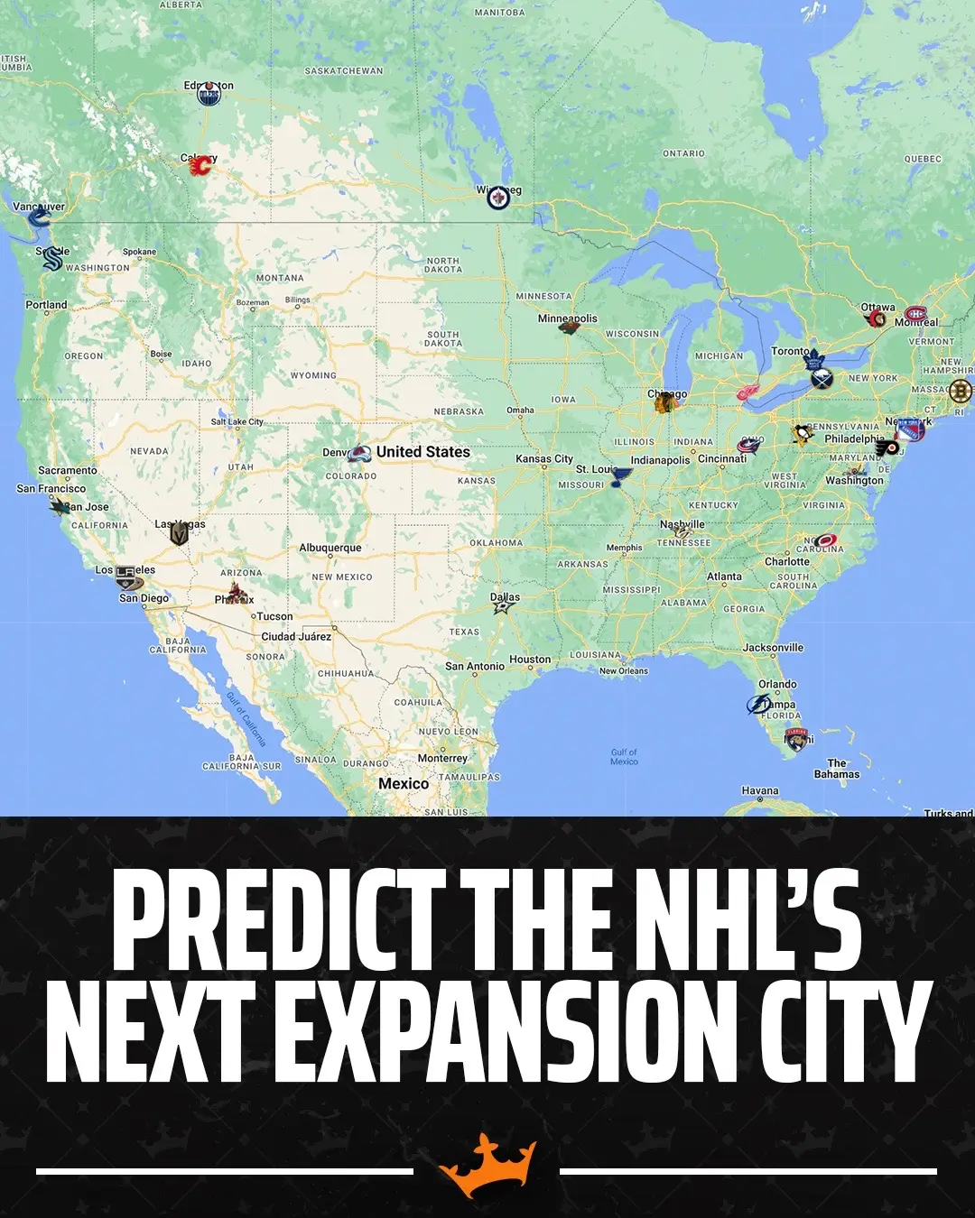 With expansion seemingly around the corner, where will the next NHL team be located? #NHL #hockey #expansion #StanleyCup