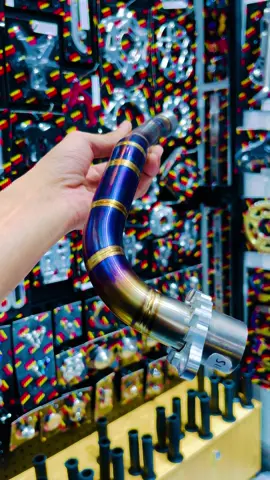 Cỗ pô titan SIRIUS XC tặng kèm khâu nối cỗ pô inox 304 và tai nhôm cnc #sirusdokieng #siriusblack #sirius 