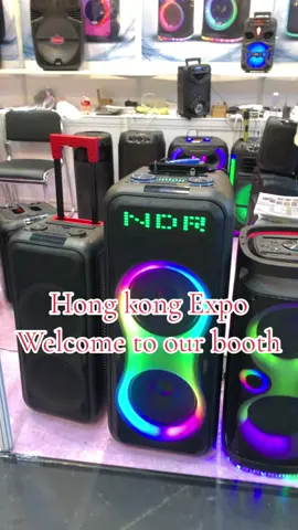 Welcome visit our booth Booth No.: 1P02 at hall 1 Many new models will be show at the Booth, Welcome all my friends come visit and check.##partyspeaker #bluetooth #btspeaker #bluetoothspeaker #party #foryoupage#bass#party #music #speaker #2023#bluetooth#bluetoothspeaker#part  #partyspeakers#partyspeakerbluetooth #portablespeaker#portablespeakers#port	 #btspeaker #btspeakers#audio#wirelessspeaker #wirelessspeakers#djspeakers#djspeaker#karaokespeaker