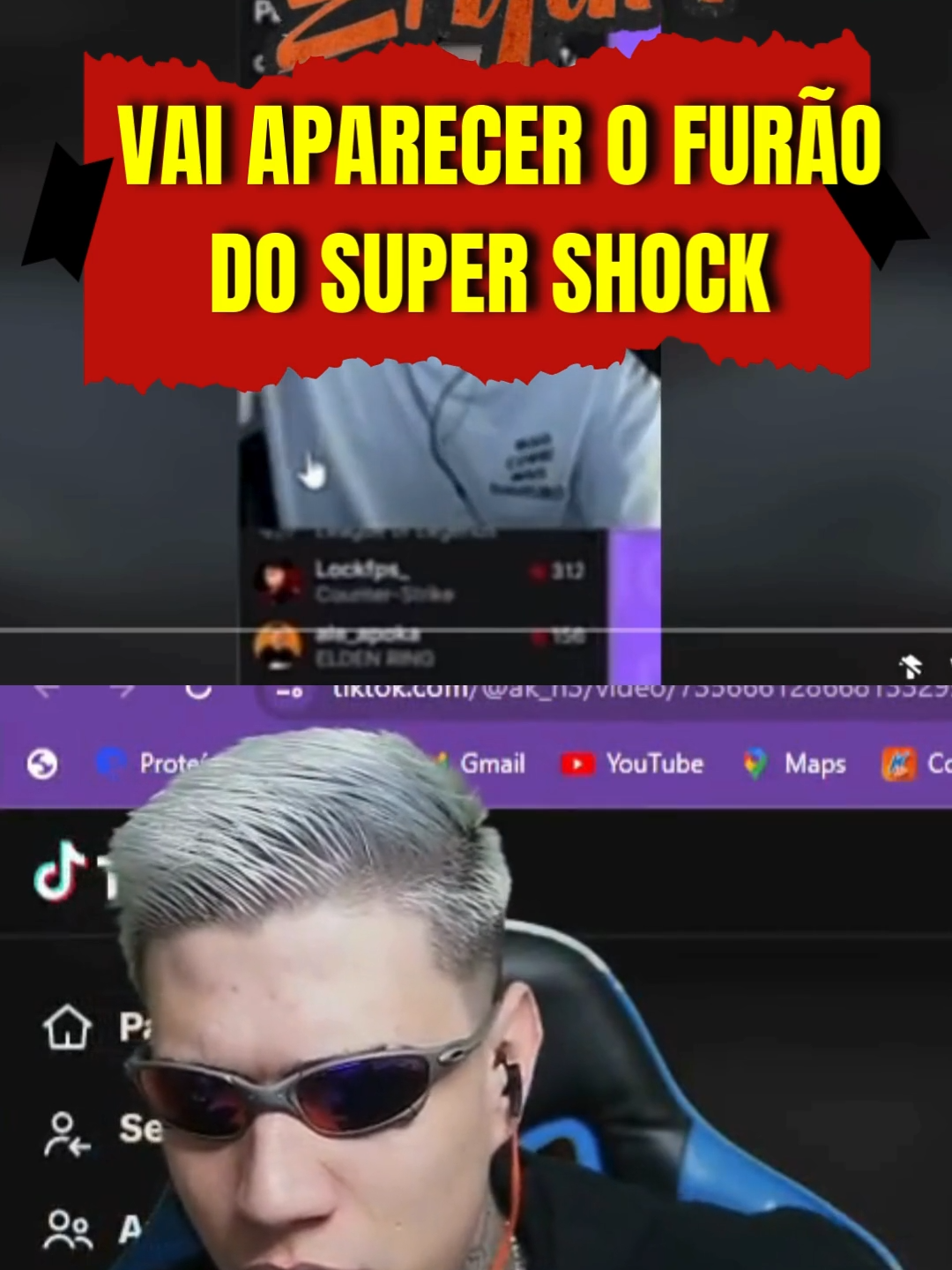 vai aparecer o furão do super shock #cortesyuri22  #bdj  #goti  #yuri22  #yuyu