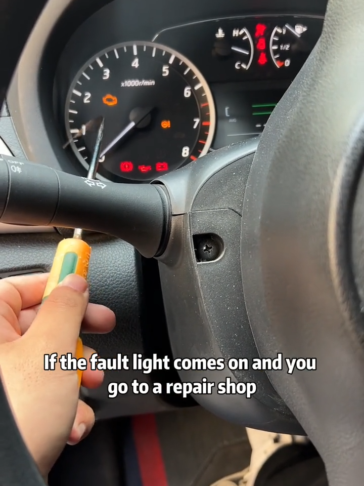 This yellow light on your car is on. This method can help you save a lot of money. #drivinglessons