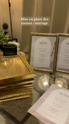 Menu mariage • A placer sur les tables ✨  #menumariage #menu #mariage #diymariage #inspirationmariage #designcanva #canva #wedding #weddinginspo 