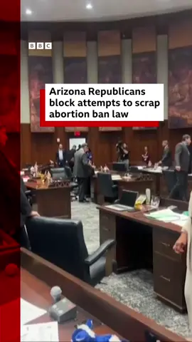 Arizona recently reinstated a law from 1864 that bans nearly all abortions in the state. #Abortion #Arizona #US #USA #America #AbortionRights #RoeVWade #ReproductiveRights #BBCNews