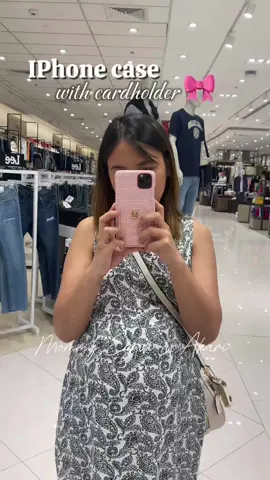 Para sa mga girly girls jan! Ang cutie ng Iphonecase na to! 😍 #iphonecasewithcardholder 
