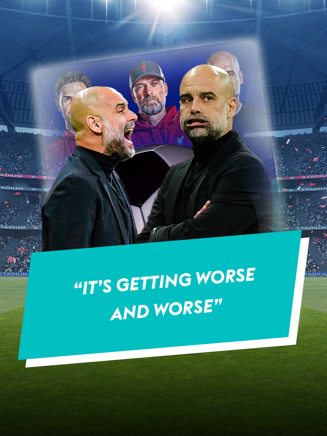 Pep Guardiola had a few words to say about Man City's upcoming fixtures 😬 #mancity #guardiola #pep #PremierLeague