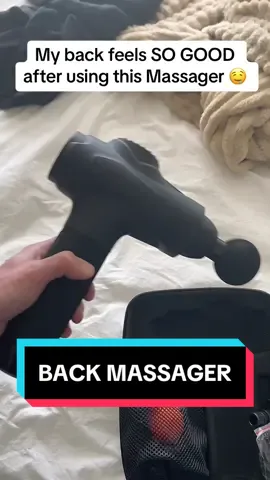 My back feels so much more relaxed and loose after i use this massager! #massage #massager #backmassage #backpain #musclepain #musclepainrelief #tiktokshop #tiktokmademebuyit #mothersday #mothersdaygift #painrelief #massagetherapy #massage #musclerecovery #musclerelief 
