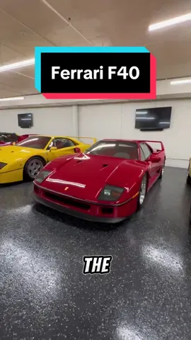 The Ferrari F40 is legendary and an Iconic supercar 🫡