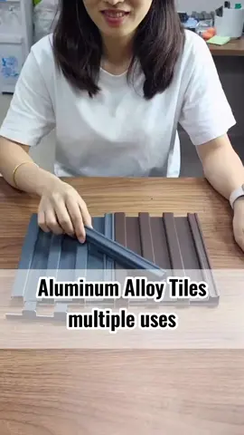 In two years, every household will install this kind of roof #aluminum #aluminumroof #metalroof #roof #installation #housedesign #tiktok #fyp #asphaltshingles 