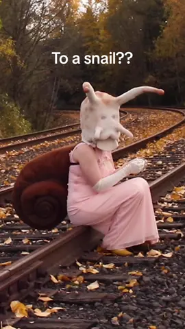 Just a totally normal conversation between a normal human and a normal snail(@trentlenkarski )#shortfilm #funny #cottagecore #snail #fypシ #storytelling #costume #naturevibes #weirdcore 