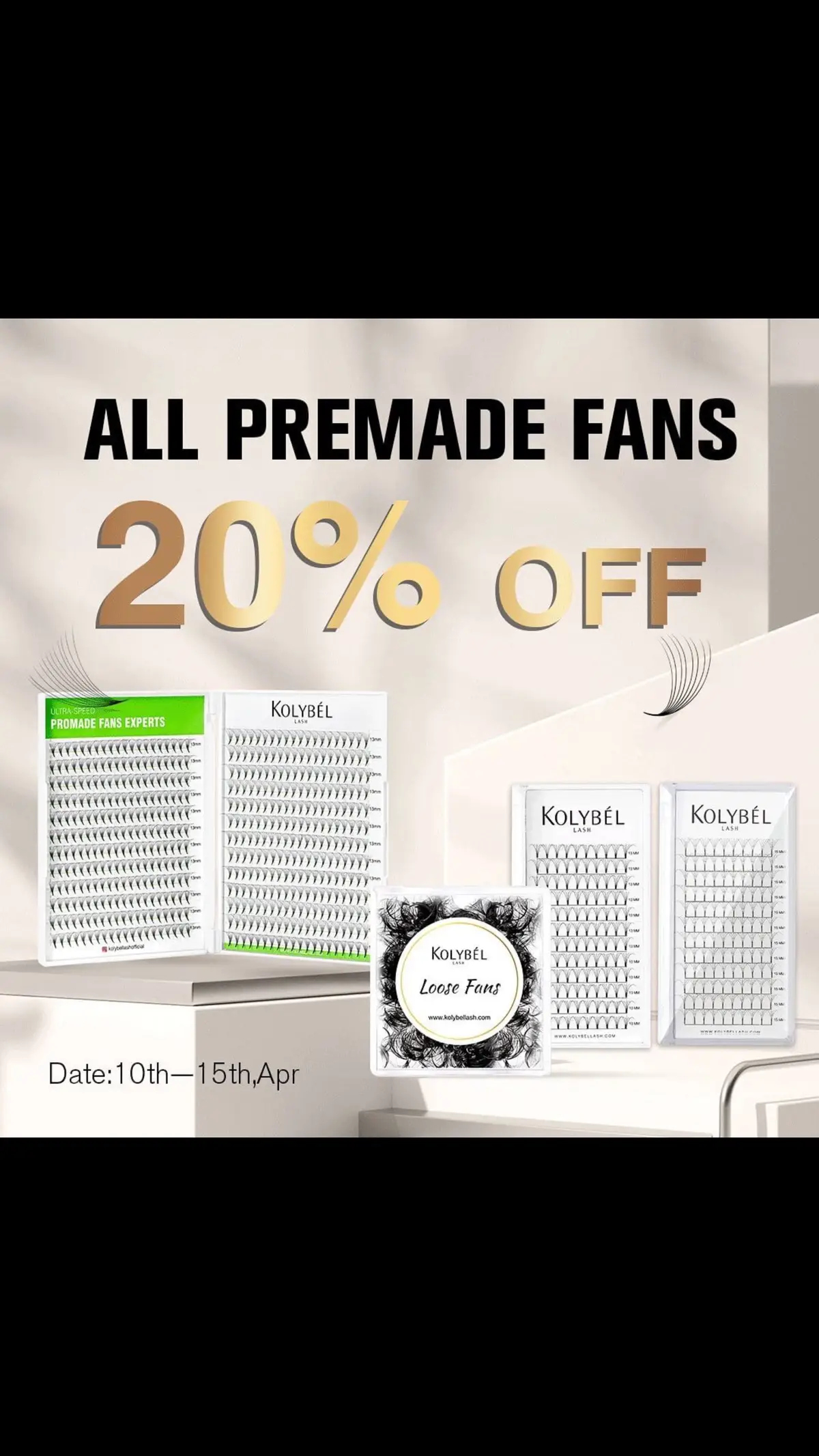 All Premade Fans 20%Off🔥❤️‍🔥it’s time to save your money 🤩👏🏼shop at kolybellash.com #lashes #lashextensions #volumelashes #eyelashextensions #eyelashes #lashartist  #lashtech #classiclashes #lashlove  #lashesfordays #hybridlashes #eyelash #classiclashes #wispylashes  #mmlashes #premadelashfans #premadefans #easyfan #rapidfans #eyelashextensionsupplies #easyfanlashes #easyvolumelashes #volumelash  #lashmap #lashmapping#kolybellashofficial