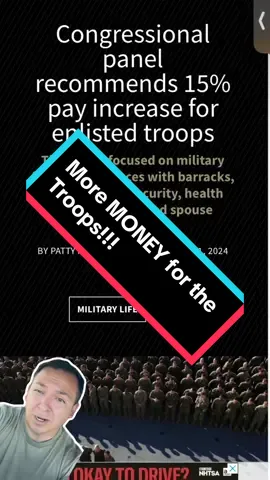 Congress is trying to put together plans to pay junior enlisted servicemembers more money #fyp #news #newsanchor #newsattiktok #newsreporter #newstiktok #newstory #breakingnews #militarynews #media #viralnews #trendingnews #CapCut 
