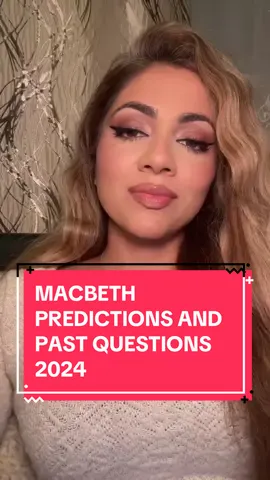 MACBETH PREDICTIONS 2024  Don’t forget to buy the Glow Up Your Grades revision guide from the TikTok shop and watch the videos on YouTube!  #english #teachersoftiktok #glowupyourgrades #macbeth #gcse #fyp #prediction 