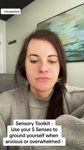Heal with Teal! Im an LCSW and an EMDR trained therapist! In this post we are discussing creating a Sensory Toolkit that engages our 5 senses to help calm and ground us. Comment your favorite sensory tools or other issues you would like to hear me discuss! #therapy #therapytiktok #therapytok #therapytools #ground #calm #anxiety #stress #overstimulation #LCSW #sensory #groundyourself #copingmechanism 