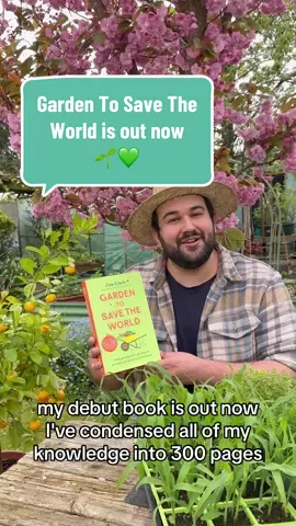Today we are back with probably the video that means the most to me out of all the hundreds we have made. That is because my brand new book, Garden To Save The World is published today, and is now available to purchase (the link is on my channel) 🌱💚😊  I have packed a lifetimes worth of work and experiences into 300 pages, of garden fun! I poured my heart and soul into every page, and loved every single day of the writing process.  This book contains something for everyone, it doesn’t matter if you have a large or small garden, if you have been gardening for years, or only started recently. Even if you don’t have a garden I’ve included chapters on how to store, preserve and use your food, as well as how to get involved in this amazing hobby.  I really hope you enjoy reading it as much as I enjoyed writing it,  Thank you so much for making this passion project possible, you truly are the best online family ever!  I love you all, Joe 😊💚 Thank you to @Pan Macmillan @84World for helping to make this possible.  #newbook #zerowaste #gardening #gardentips #ecotips #Sustainability