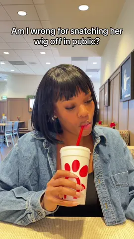This is NOT WIG-FIL-A 🙄 @Diamond Shouse #foryou #wig #chickfila #daughtersoftiktok #father #funny #foryoupage #fy #food #wig #BlackTikTok #wigs #lacefrontwig #hairstyle #hairtok #blackwomenoftiktok #blackgirltiktok #daughter #father #ihop #viralvideo #skit #viralvideos #fypagetiktok #fypage #foryou #pov #funny #food 