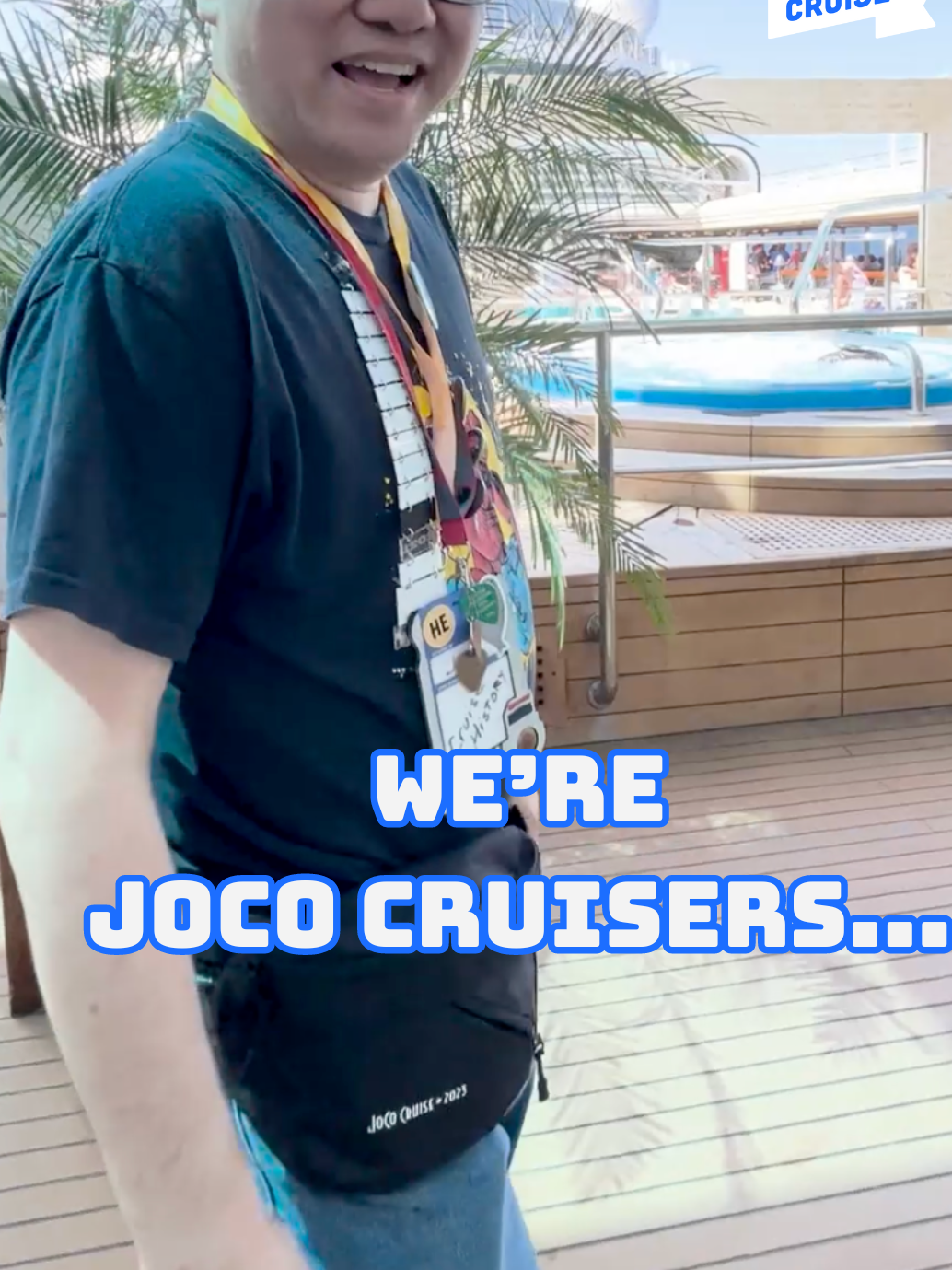 We're JoCo Cruisers - of course we're late to the trend because we're a bunch of millenials lol! Anyway wanna win a signed copy of that cool tractor puzzle at the end? Visit our other socials to see how to enter! #jococruise2024 #jococruise #cruise #ofcoursetrend #ofcourse